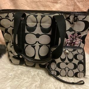 Matching Coach purse and wallet